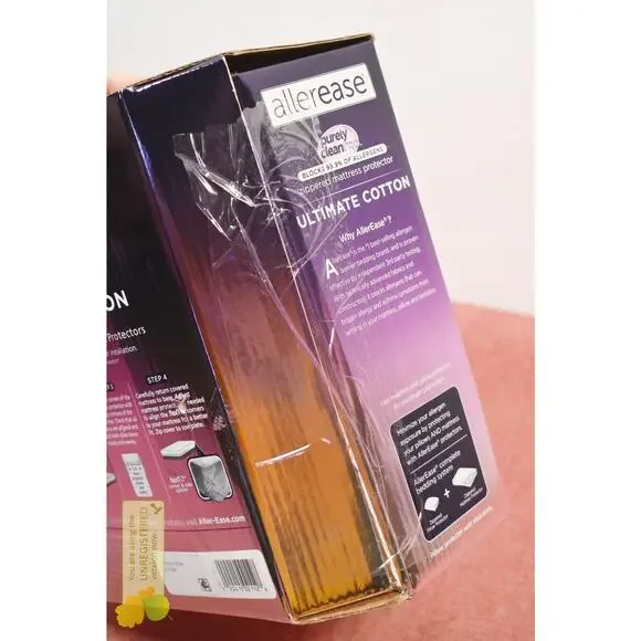 Allerease Full Ultimate Cotton Waterproof Allergen Mattress Protector* - Picture 6 of 7